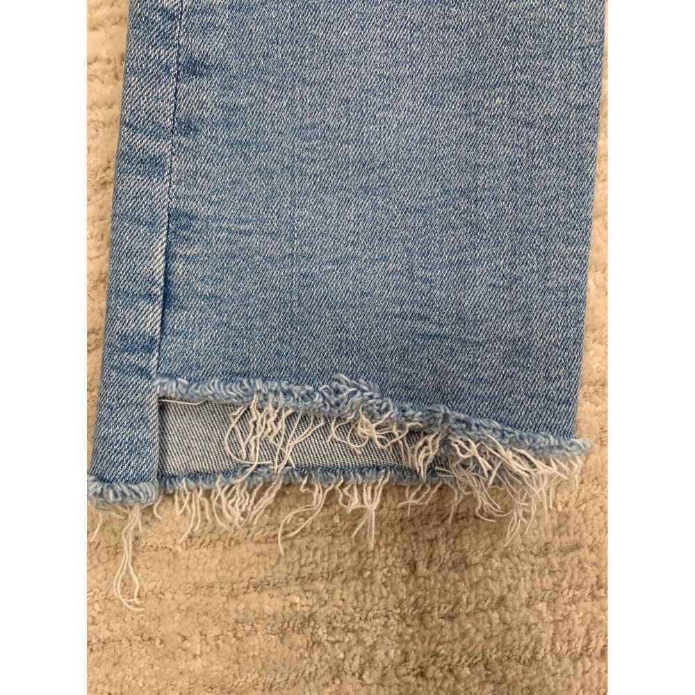 Mother Denim The Insider Crop Step Fray Jeans Size 24 Limited Edition Wash - Picture 15 of 16